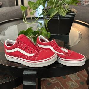 EUC red Vans.